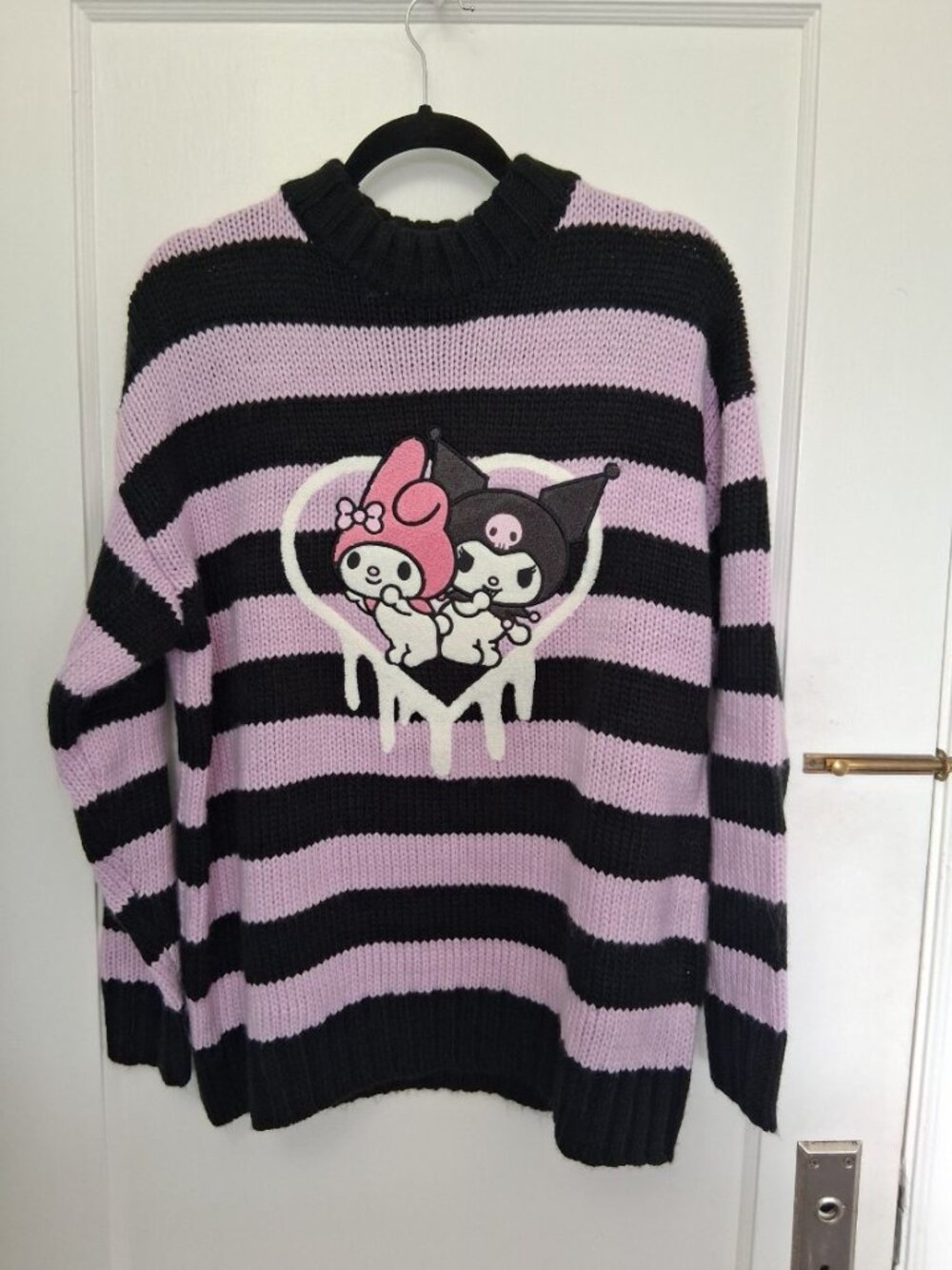 Women's Kuromi and My Melody oversized Sweater